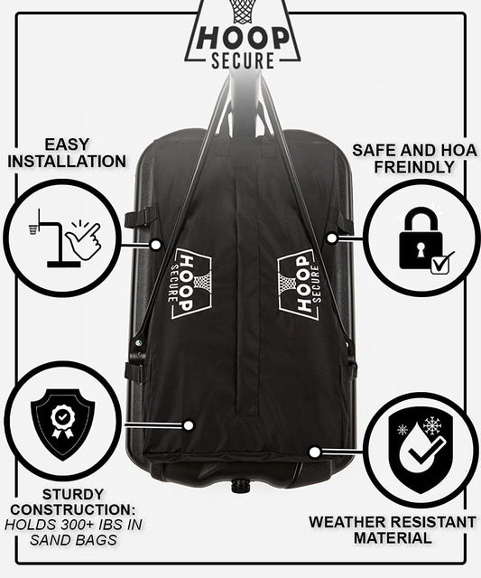 HOOP SECURE - Full Size/ Black / Twin Logo